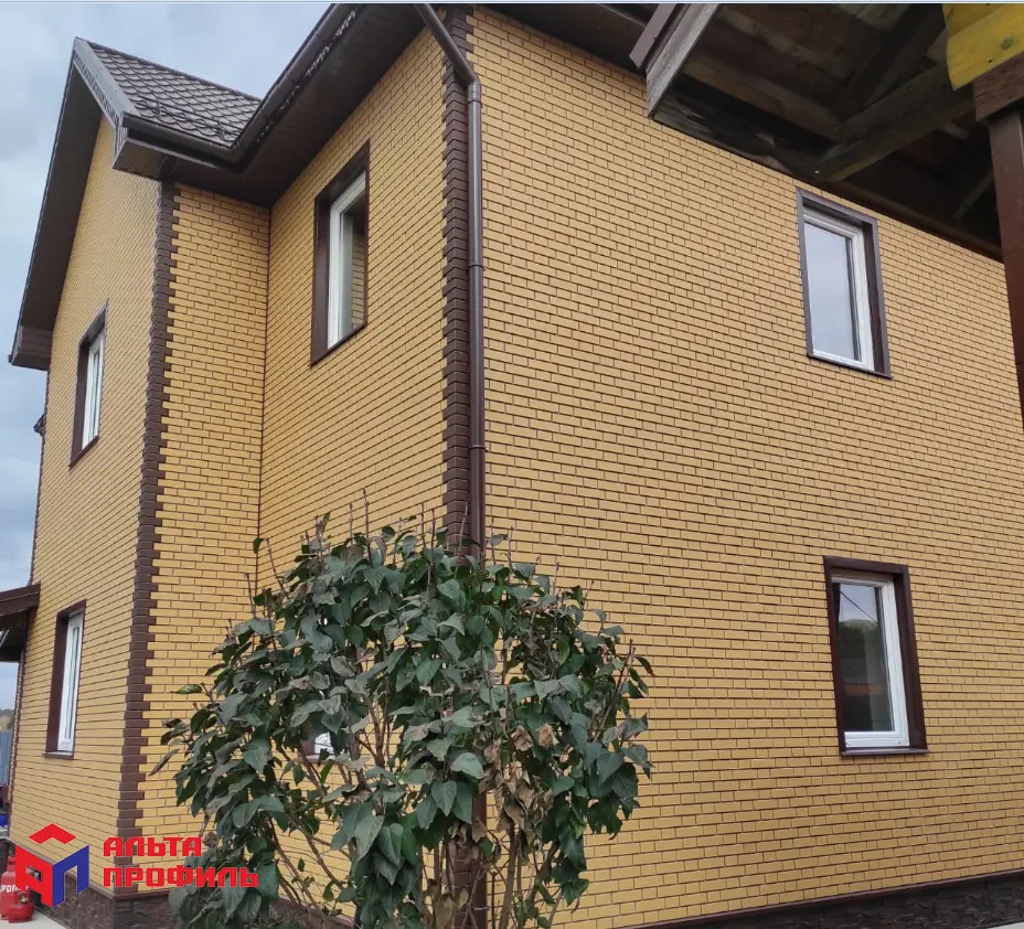 ПАНЕЛЬ КИРПИЧ КЛИНКЕРНЫЙ, ЦВЕТ ЖЕЛТЫЙ