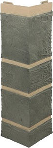 Наружный угол камень (серый), 0,47 х 0,11м, 38140