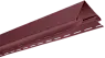 Планка "наружный угол", 3м, цвет Гранатовый