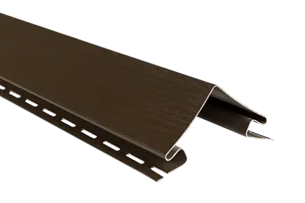 Планка "наружный угол" орех тёмный Т-12 - 3,00м "ВН"