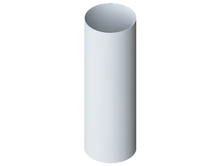 Труба водосточная 95мм,  ПВХ, серия Элит, 3м, цвет Белый